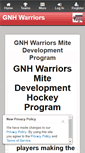 Mobile Screenshot of gnhwarriors.org